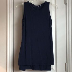 Athleta navy blue tank top women’s XS